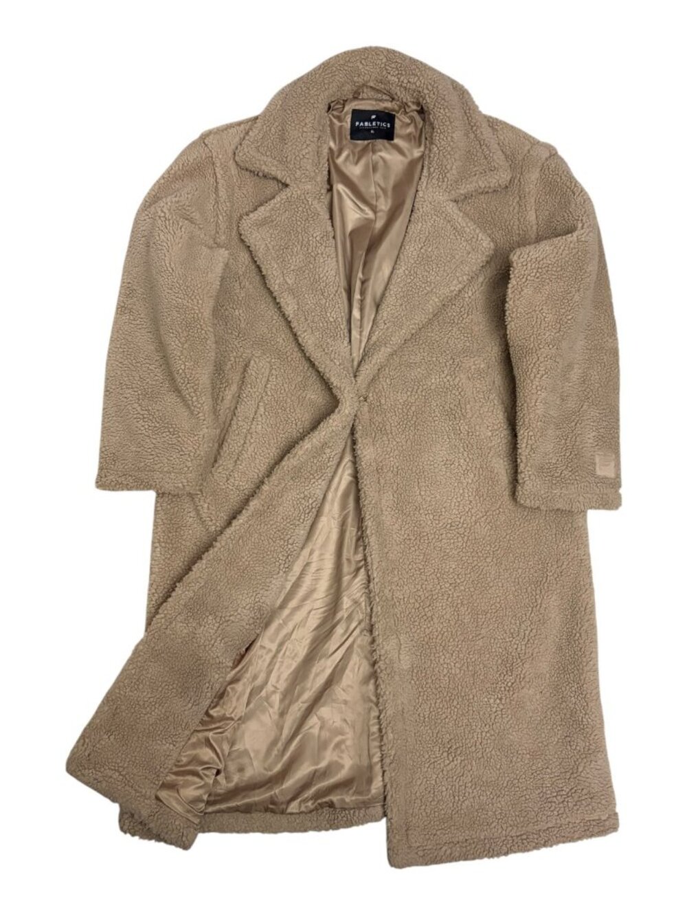 FABLETICS Sherpa Fleece Long TEDDY Coat Winter Activewear Jacket Womens XL